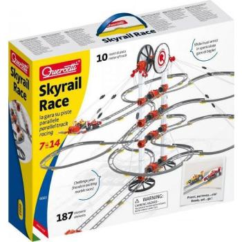 Quercetti Skyrail Race parallel track racing Dvojitá závěsná kuličková dráha