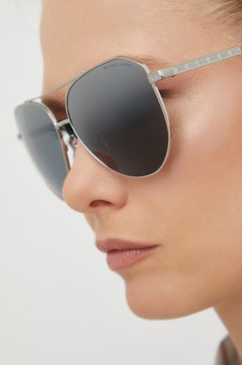 Sluneční brýle Michael Kors dámské, stříbrná barva