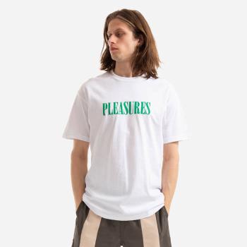 Pánské tričko PLEASURES Tickle Logo tričko p22sp054-WHITE