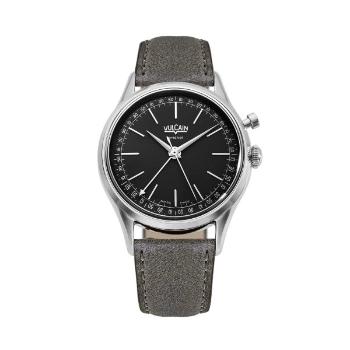 Vulcain Cricket President 36 mm - Black - Grey