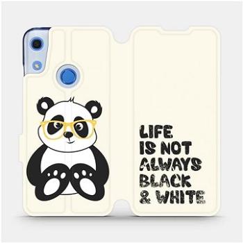 Flipové pouzdro na mobil Huawei Y6S - M041S Panda - life is not always black and white (5903516123223)