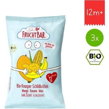 FruchtBar BIO křupky želvy kukuřice, mango a banán 3× 30 g (8594205750270)