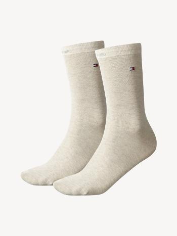 Tommy Hilfiger dámské béžové ponožky 2 pack