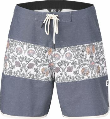 Picture Andy Heritage Printed 17 Boardshort Dark Blue 34 Pánské plavky