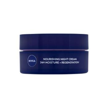 Nivea Nourishing Night Cream Dry Skin 50 ml noční pleťový krém na suchou pleť; výživa a regenerace pleti; na citlivou a podrážděnou pleť