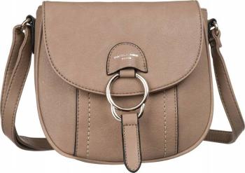 DAVID JONES TMAVĚ BÉŽOVÁ CROSSBODY KABELKA 6851-1 D.TAUPE Velikost: ONE SIZE