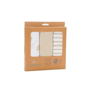 kindsgard Gázové pleny bovkaelig 3-pack beige