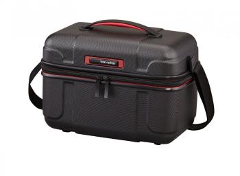 Travelite Vector Beauty Case kosmetický kufřík 36x27x20 cm Black