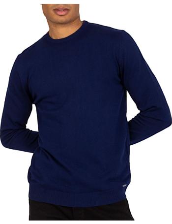 Tmavě modrý pánský svetr vel. 2XL