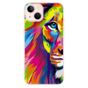 Odolné silikonové pouzdro iSaprio - Rainbow Lion - iPhone 13