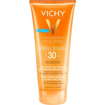 Vichy Idéal Soleil ultratající mléčný gel pro vlhkou nebo suchou pokožku SPF 30 200 ml
