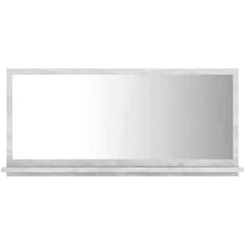 Koupelnové zrcadlo betonově šedé 80×10,5×37 cm dřevotříska 804575 (804575)
