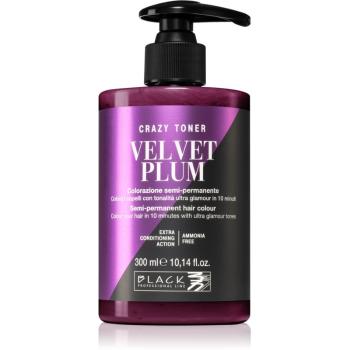 Black Professional Line Crazy Toner barevný toner Velvet Plum 300 ml