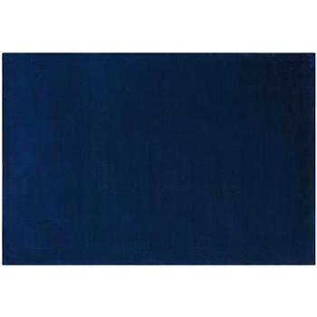 Viskózový koberec 140 x 200 cm tmavě modrý GESI II, 252311 (beliani_252311)