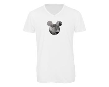 Pánské triko s výstřihem do V Mickey Mouse