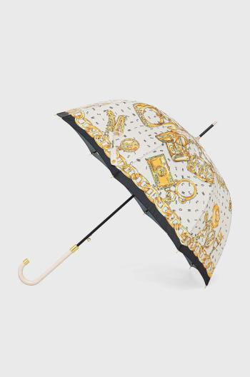 Deštník Moschino krémová barva