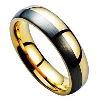NUBIS® NWF1045 Pánský snubní prsten wolfram - velikost 63 - NWF1045-63