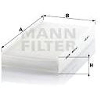 MANN-FILTER CU3847 pro vozy CITROËN;FIAT;PEUGEOT;TOYOTA (CU3847)