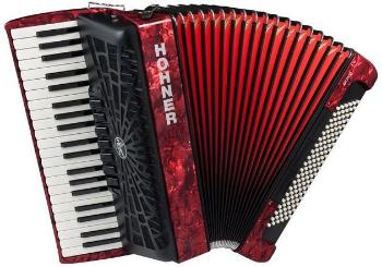 Hohner Bravo III 120 SilentKey barva červená