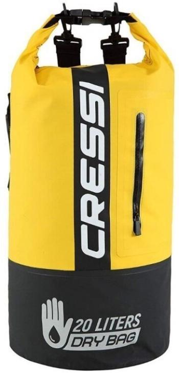 Cressi Dry Bi-Color Black/Yellow 20 L Vodotěsný vak