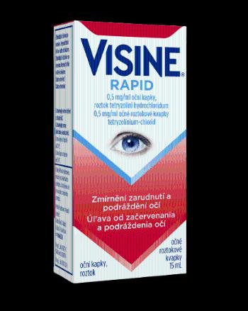 Visine Rapid 0.5mg/ml oční kapky, roztok 15 ml
