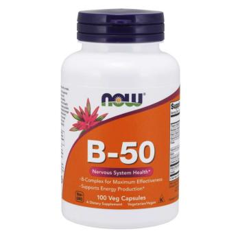Vitamín B-50 100 kaps. - NOW Foods