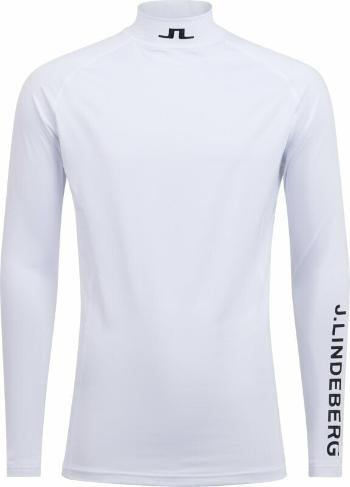 J.Lindeberg Aello Soft Compression Top White/Black M Termo Oblečení