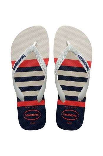 Dětské žabky Havaianas TOP NAUTICAL béžová barva