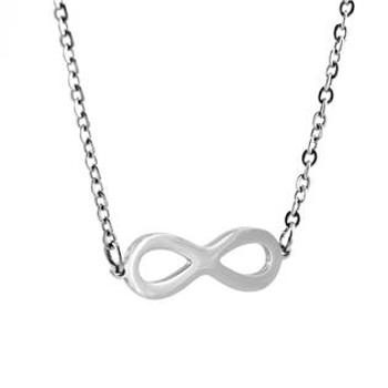 Šperky4U Ocelový náhrdelník nekonečno - infinity - OPD0167