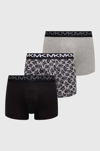 Boxerky Michael Kors 3-pack pánské, černá barva