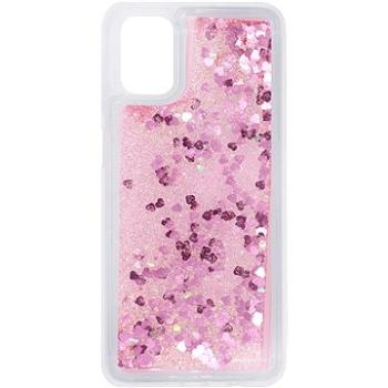 iWill Glitter Liquid Heart Case pro Samsung Galaxy M51 (DIP123_58)