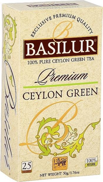 Basilur Premium Ceylon Green 25 x 2 g