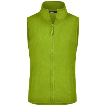 James & Nicholson Dámská fleecová vesta JN048 - Limetkově zelená | L