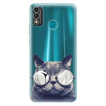 Odolné silikonové pouzdro iSaprio - Crazy Cat 01 - Honor 9X Lite