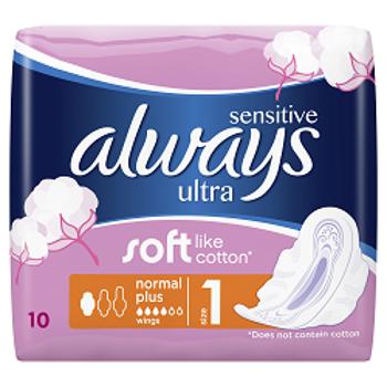 Always DHV Ultra Sensitiv Normal Plus single 10 ks