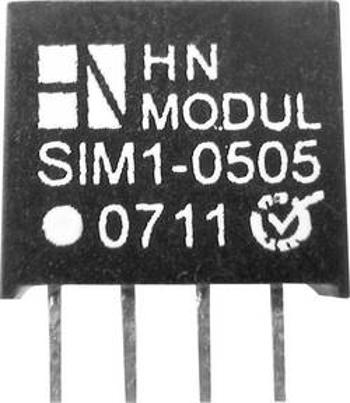 DC/DC měnič HN Power SIM1-1205 -SIL4, vstup 12 V, výstup 5 V,200 mA, 1 W