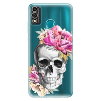 Odolné silikonové pouzdro iSaprio - Pretty Skull - Honor 9X Lite