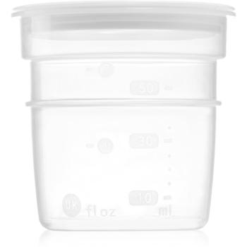 Tommee Tippee C2N Closer to Nature zásobníky k uchovávání pokrmů s víčkem 0m+ 4 ks