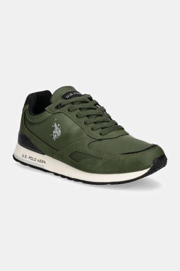 Sneakers boty U.S. Polo Assn. TABRY zelená barva, TABRY008M/DHY1