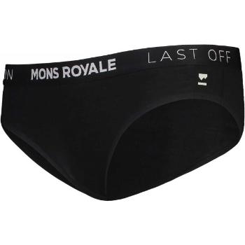 MONS ROYALE FOLO BRIEF W Dámské merino kalhotky, černá, velikost S