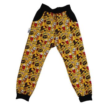 Bontis Dětské softshellové kalhoty - Žlutá | 122 cm