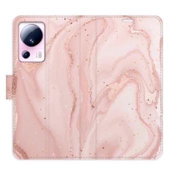 Flipové pouzdro iSaprio - RoseGold Marble - Xiaomi 13 Lite