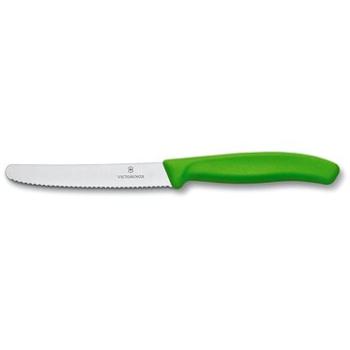 Victorinox nůž na rajčata s vlnkovaným ostřím 11 cm zelený (6.7836.L114)