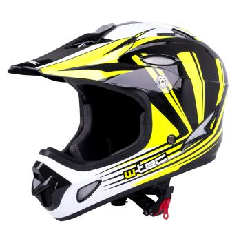 Downhill přilba W-TEC FS-605 Allride  Yellow Graphic  XS (53-54)