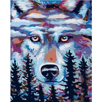 Malování podle čísel - Vlk strážce lesů (HRAmal00061nad)