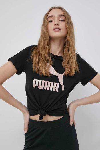 Tričko Puma 534699 dámský, černá barva
