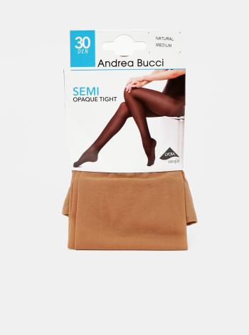 Hnědé punčochové kalhoty Andrea Bucci 30 DEN