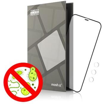 Tempered Glass Protector Antibacterial pro iPhone 12 Pro Max, Černé + sklo na kameru (TGA-IP12PM-BL)