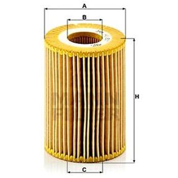 MANN-FILTER HU821x pro vozy CHRYSLER, JEEP, MERCEDES-BENZ (HU821x)