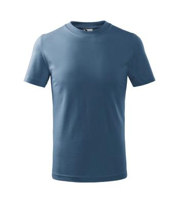 MALFINI Dětské tričko Basic - Denim | 134 cm (8 let)